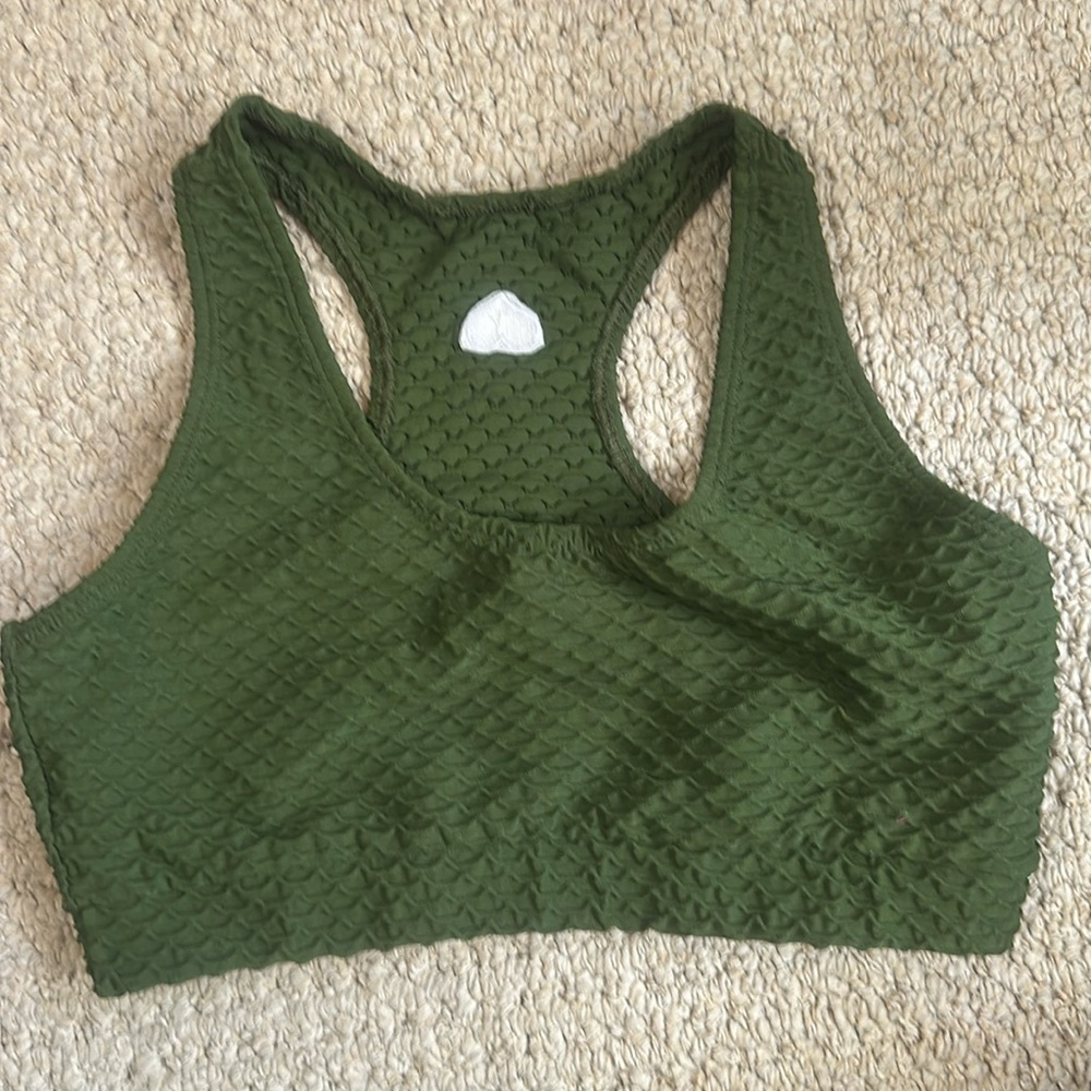 Booty By Brabants Croco Bra- Olive